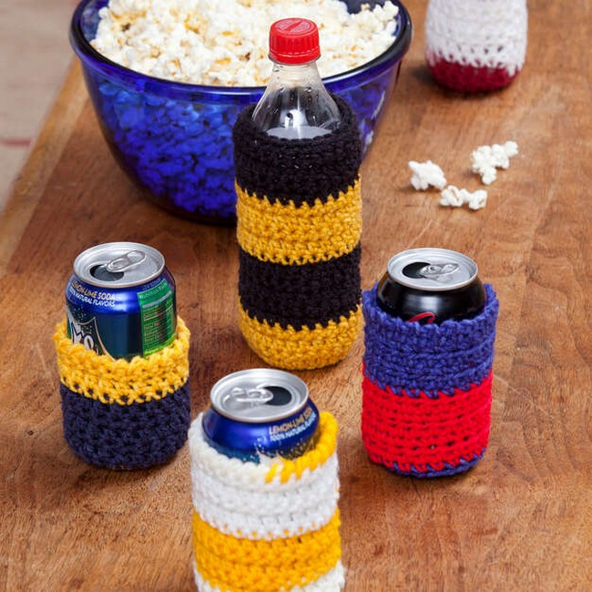 Crochet Can Cozies Pattern