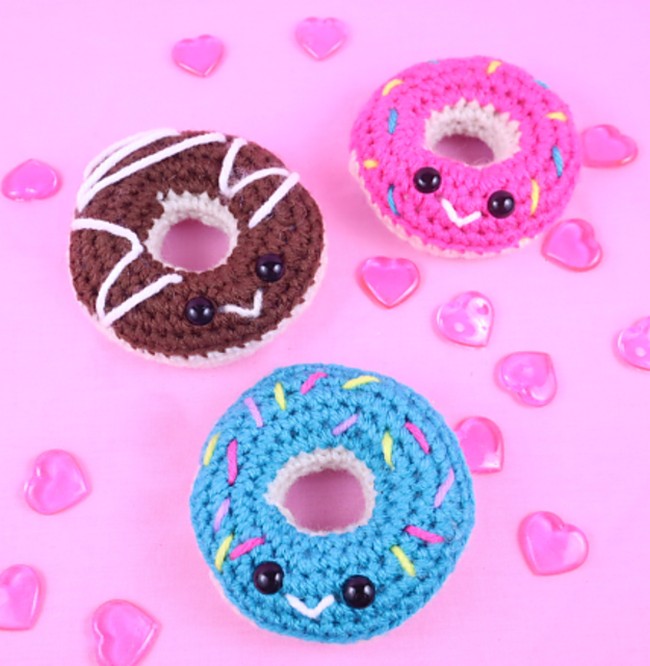 Crochet Donut Amigurumi Food Pattern