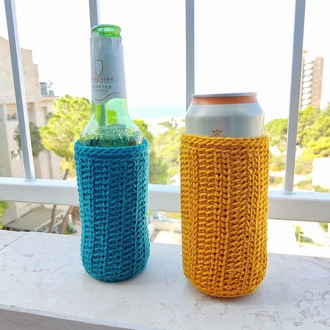 Crochet Look Crochet Beer Cozy Pattern