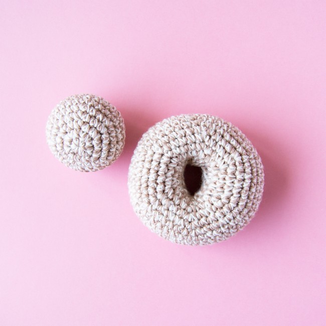 Crochet Sugar Donuts Pattern
