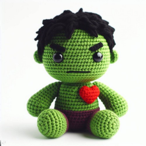 Crochet Hulk Amigurumi Pattern