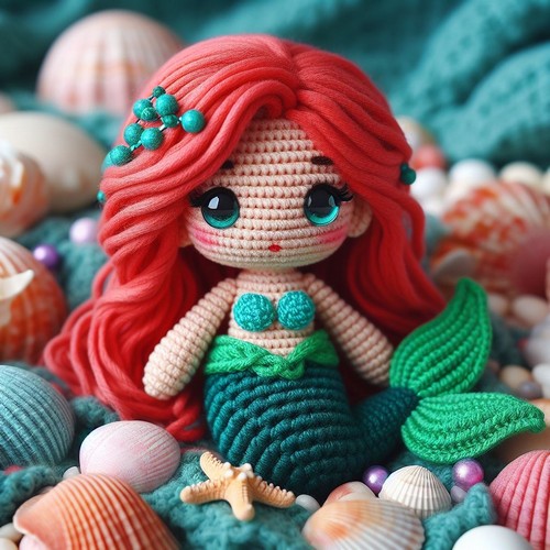 Crochet Mermaid Amigurumi Pattern