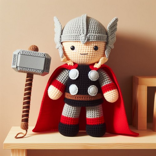 Crochet Thor Amigurumi