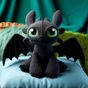 Creepy Looking Crochet Toothless Amigurumi Free Pattern - All Crafts