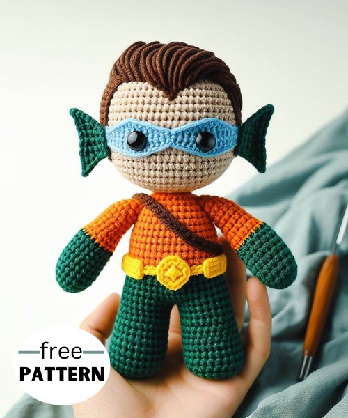 Aquaman Amigurumi Pattern