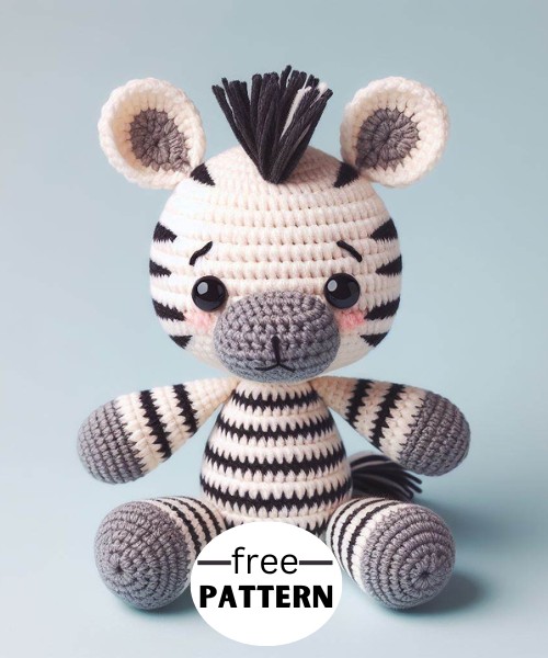 Baby Zebra Amigurumi Pattern