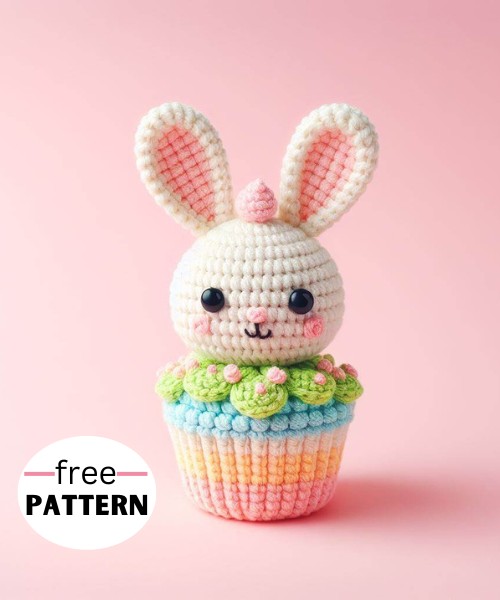 Bunny Cupcake Amigurumi Pattern