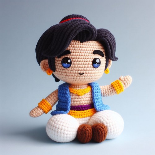 Crochet Aladdin Amigurumi Pattern