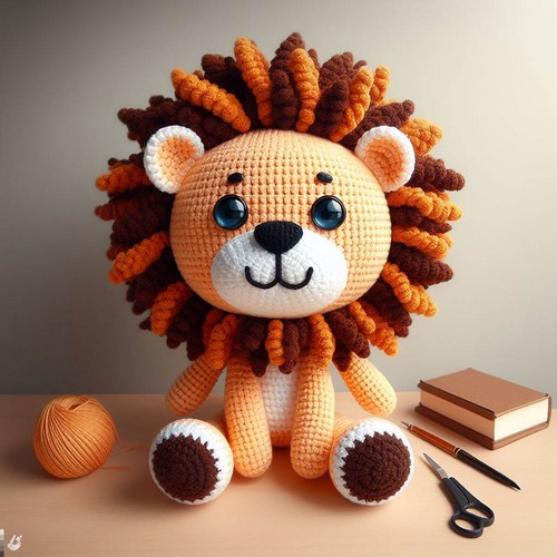 Crochet Amigurumi Ryan The Lion