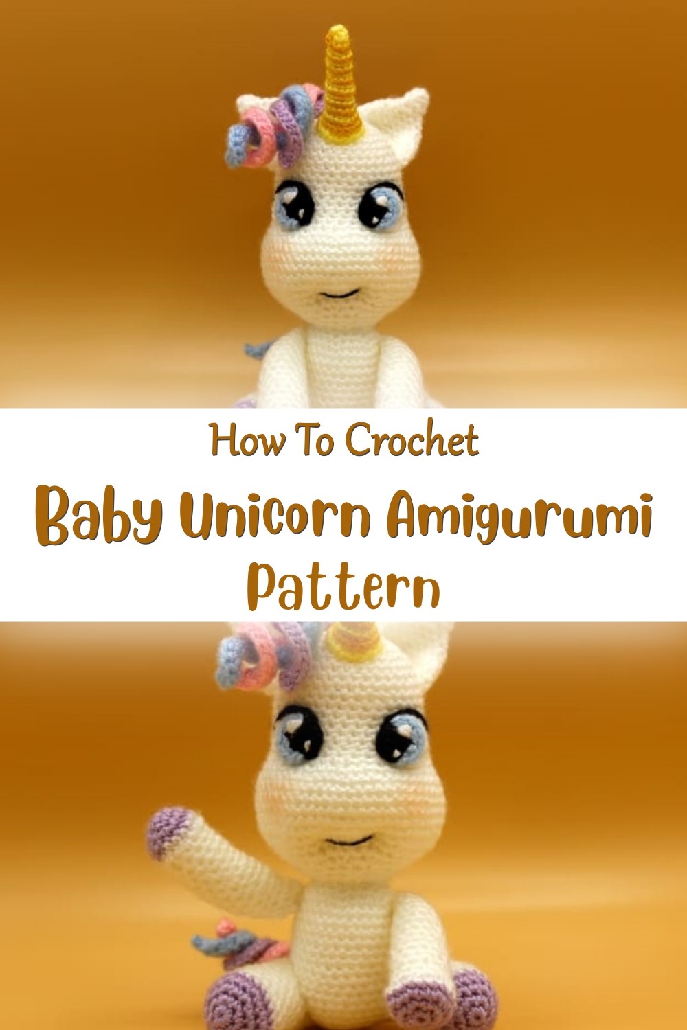 Crochet Baby Unicorn Free Amigurumi