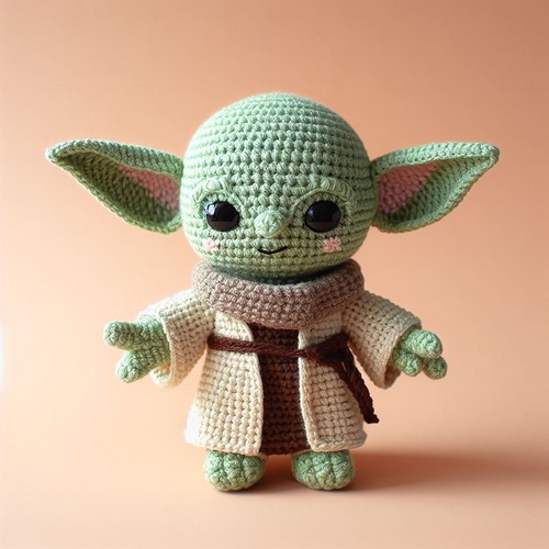 Crochet Baby Yoda Amigurumi Pattern