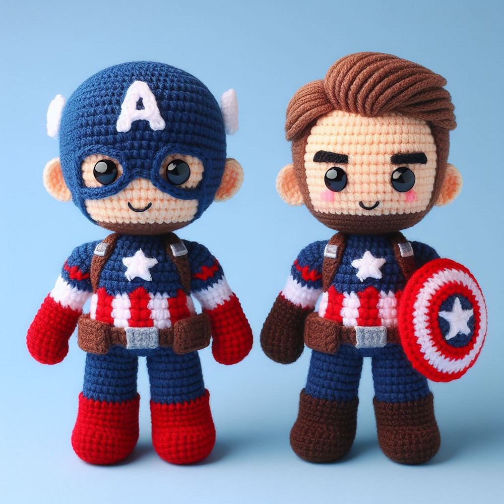 Crochet Captain America