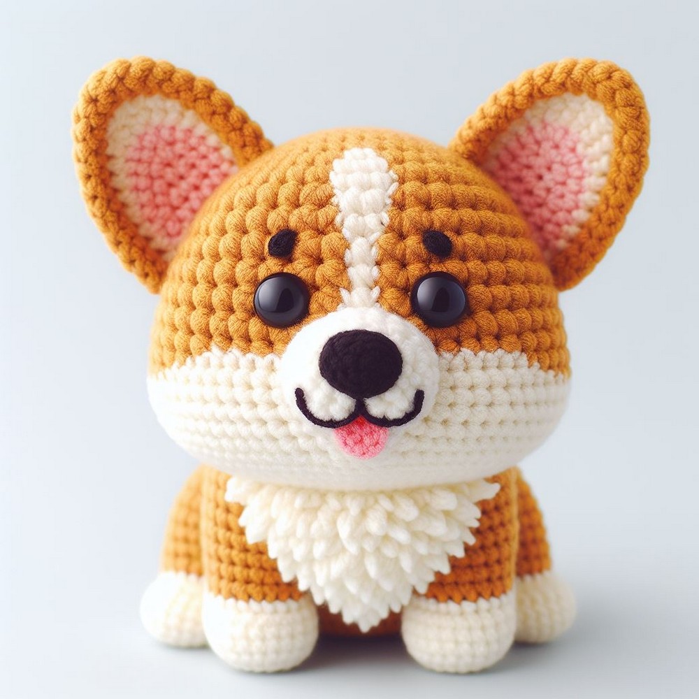 Crochet Corgi Dog