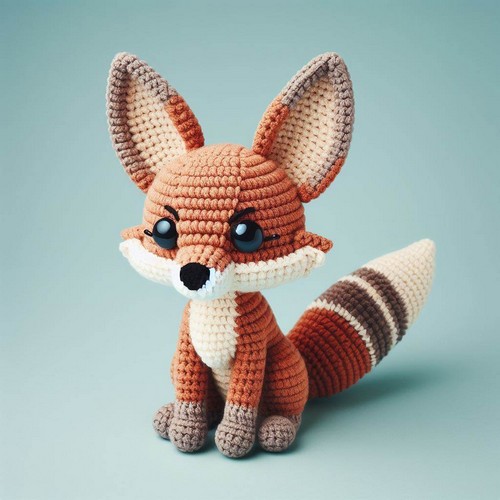 Crochet Coyote Amigurumi Pattern