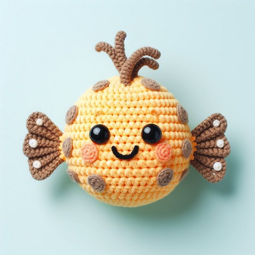 Crochet Flounder Amigurumi