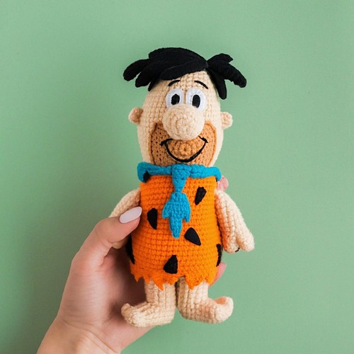 Crochet Fred Flintstone Amigurumi Pattern