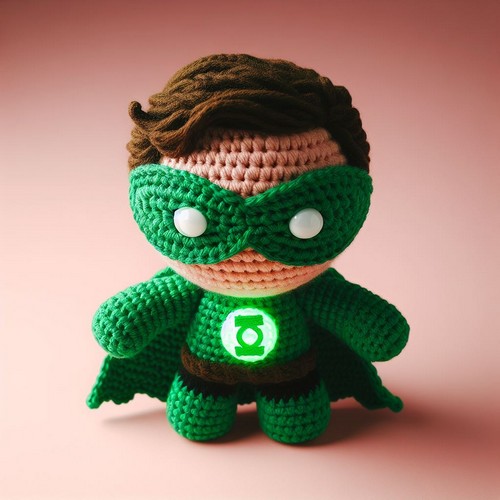 Crochet Green Lantern Amigurumi