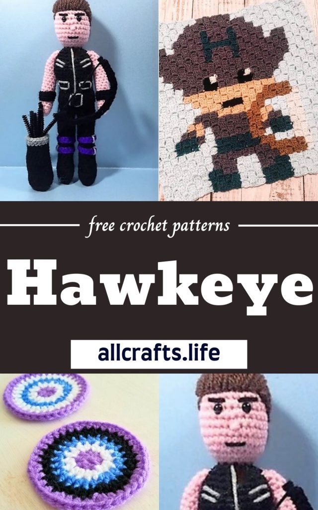 Easy Crochet Hawkeye Patterns For Kids To Play With - All Crafts