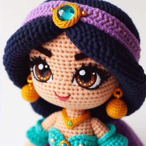 Crochet Jasmine Amigurumi Pattern