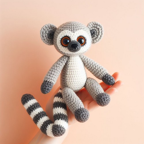 Crochet Lemur Amigurumi Pattern