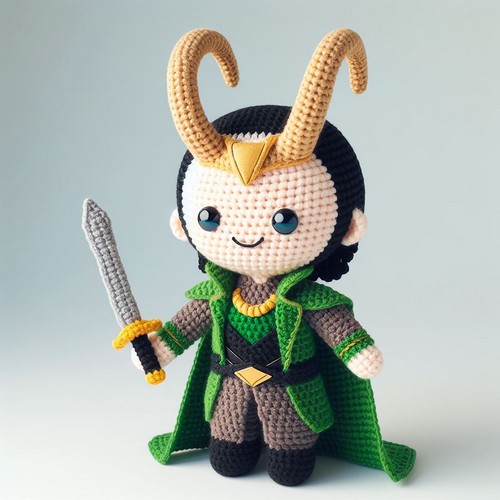 Crochet Loki Amigurumi Pattern