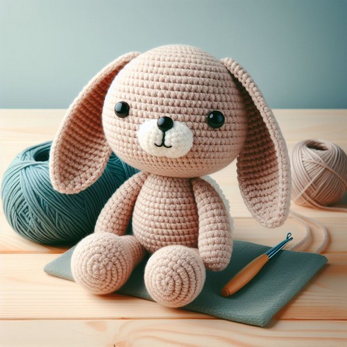 Crochet Lop-eared Bunny Amigurumi Pattern
