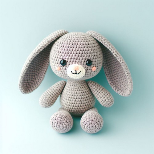 Crochet Lop-eared Bunny Amigurumi