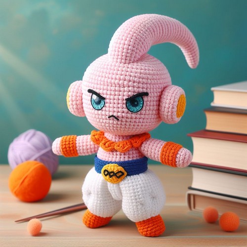 Crochet Majin Buu Amigurumi