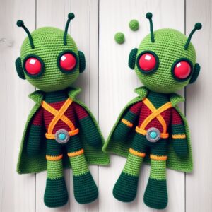 Crochet Martian Manhunter Amigurumi