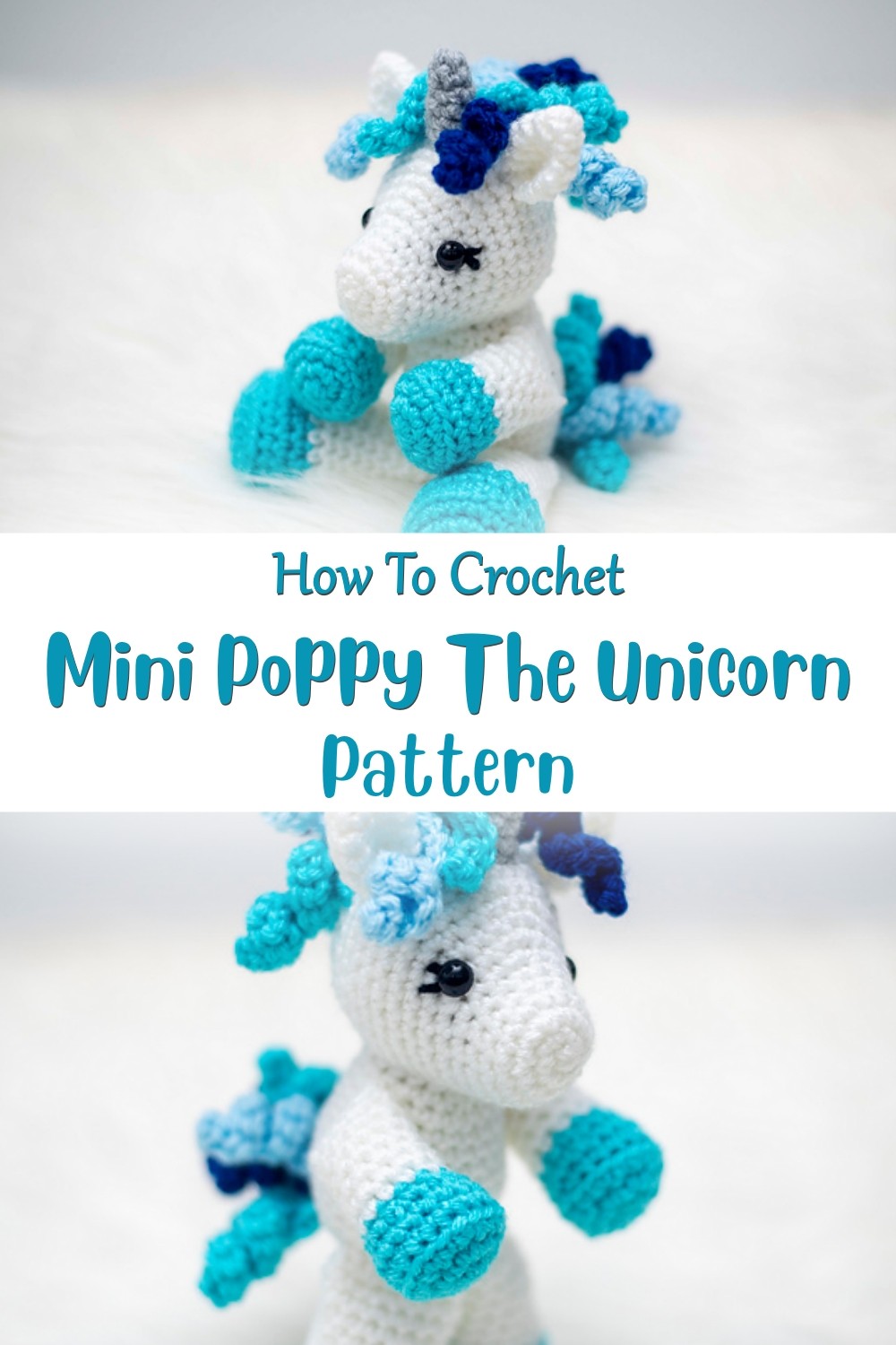 Crochet Mini Poppy The Unicorn