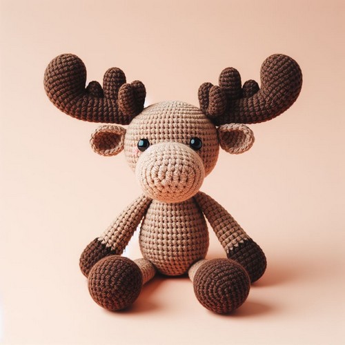 Crochet Moose Amigurumi