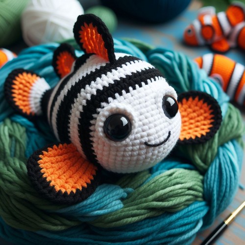 Crochet Nemo Amigurumi Pattern