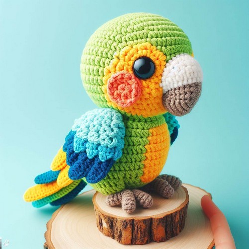 Crochet Parrot Amigurumi Pattern