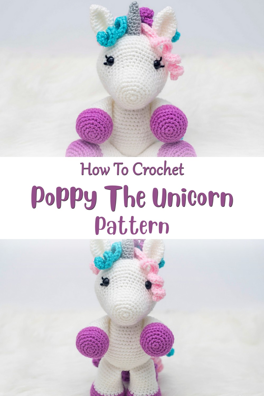 Crochet Poppy The Unicorn