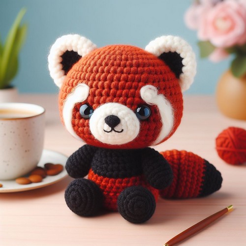 Crochet Red Panda Amigurumi Pattern
