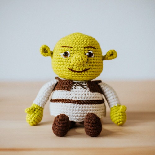 Crochet Shrek Amigurumi Pattern
