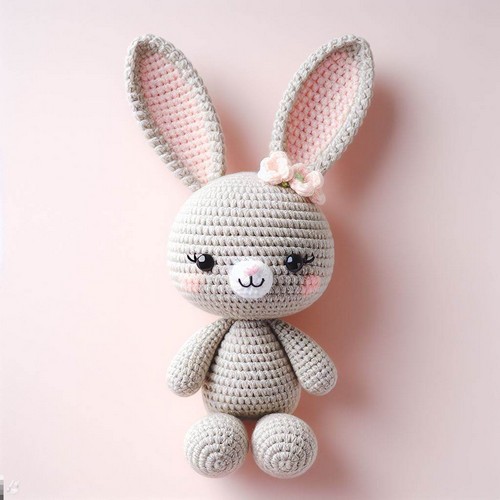 Crochet Spring Amigurumi Bunny Pattern
