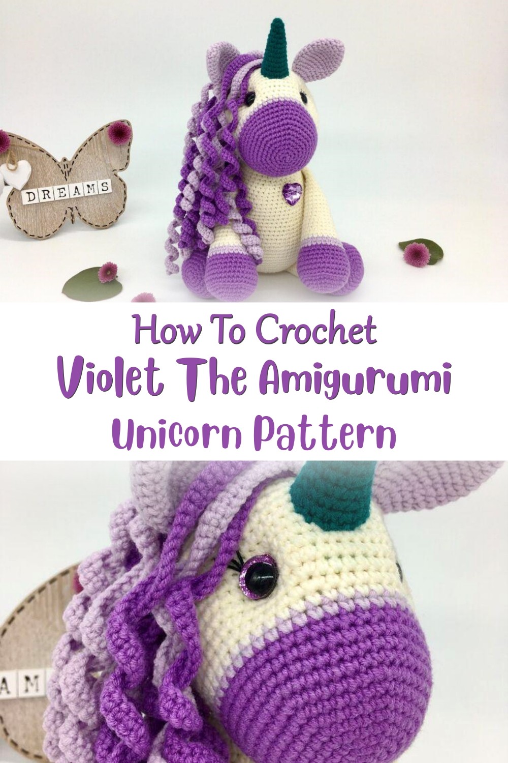 Crochet Violet The Amigurumi Unicorn