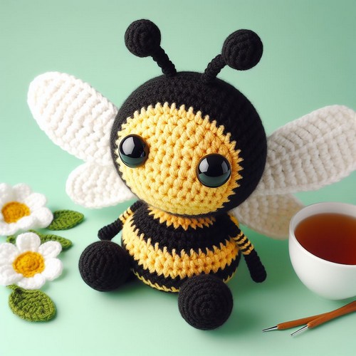 Crochet Wasp Amigurumi