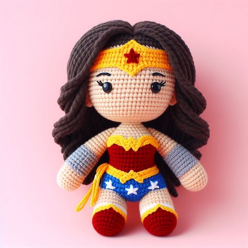 Crochet Wonder Woman Amigurumi