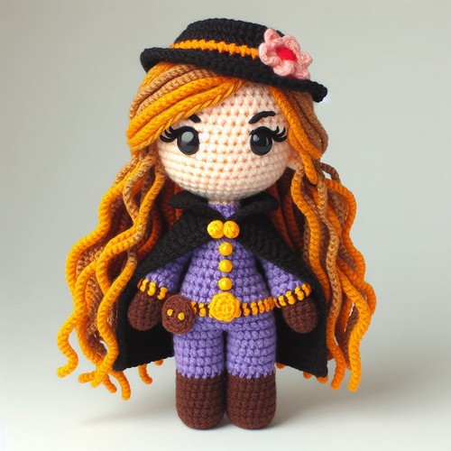 Crochet Zatanna Amigurumi