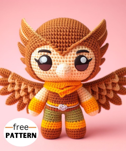 Hawkgirl Amigurumi Pattern