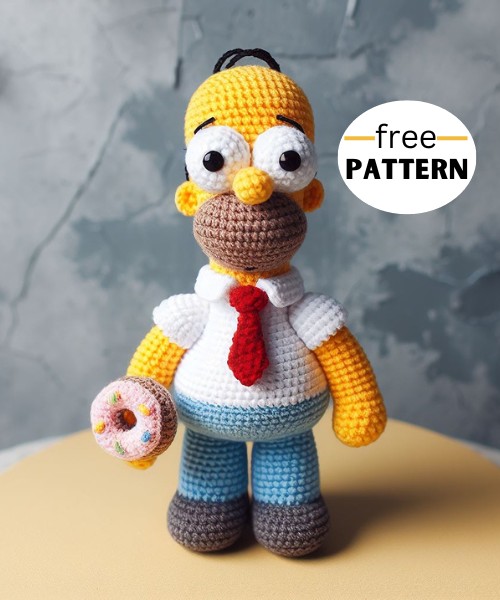 Homer Simpson Amigurumi Pattern