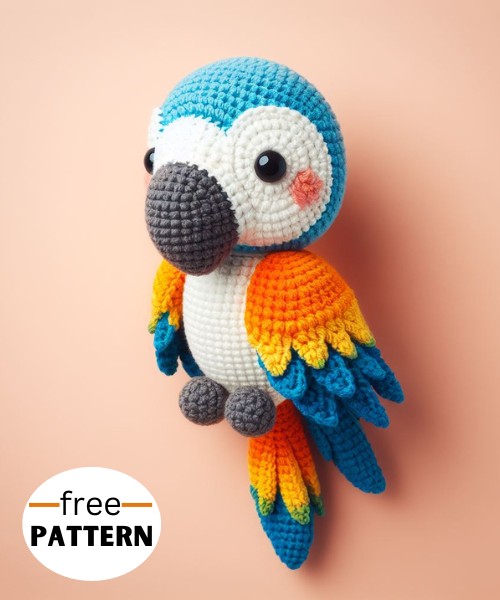 Macaw Parrot Amigurumi Pattern
