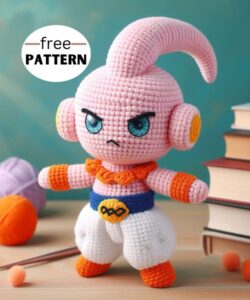 Crochet Majin Buu Amigurumi Idea - All Crafts