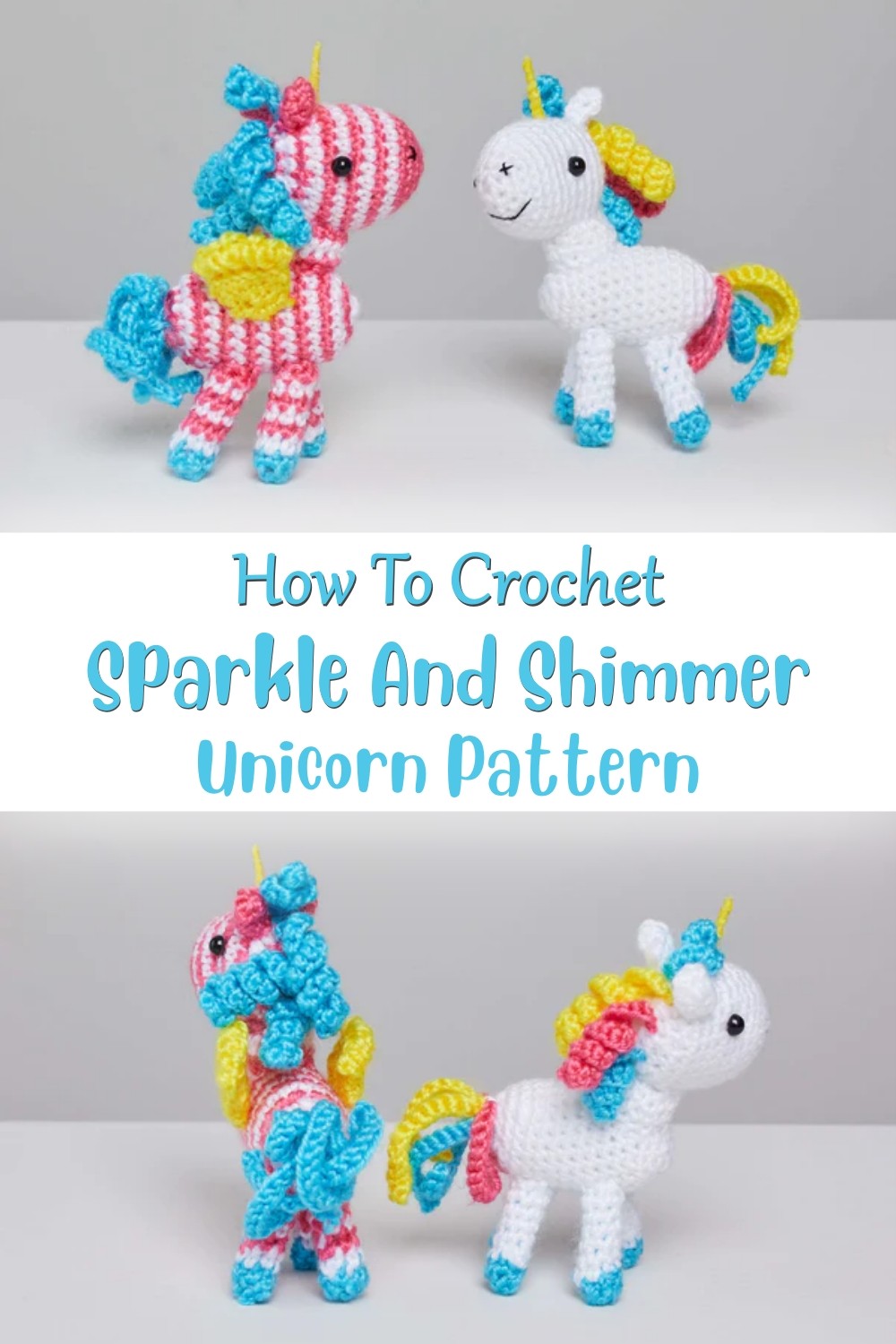 Sparkle And Shimmer Crochet Unicorn