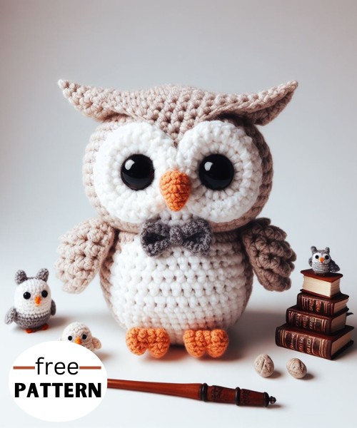 Wizard Owl Hedwig Amigurumi Pattern