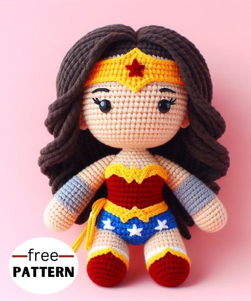 Wonder Woman Amigurumi Pattern