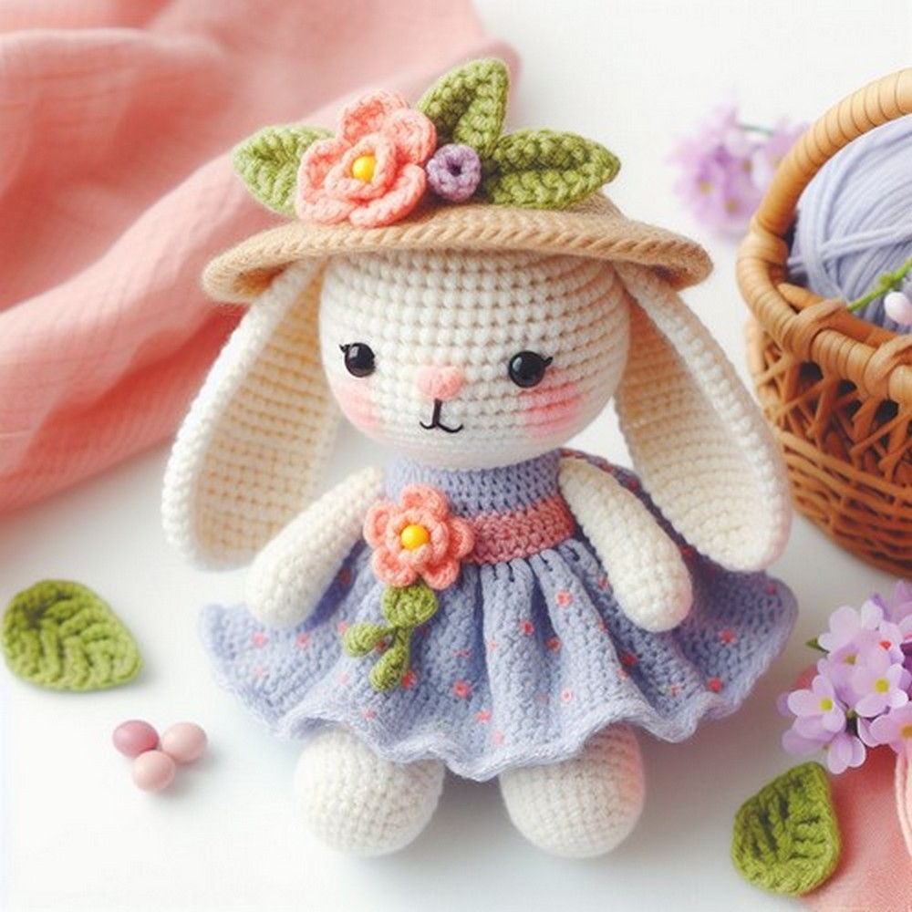 Amigurumi Bunny In Summer Dress Idea All Crafts amigurumi-bunny-in-summer-dress-idea-all-crafts