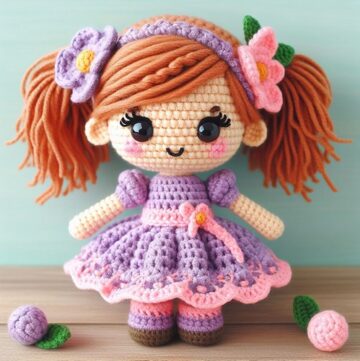 Free Amigurumi Violetta Doll Crochet Pattern - All Crafts